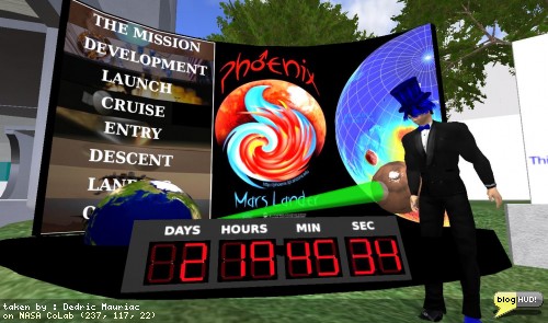 Two days until touch down